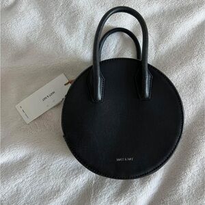Matt & Nat Vegan Black Round Handbag